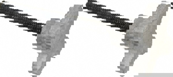 C-12L14 Steel Thumb Screw: 1/4-20, Lobed Head